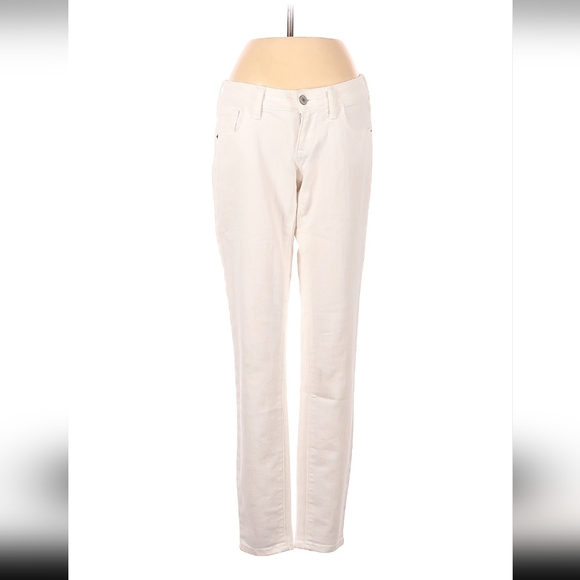 old navy white rock star jeans size 2 - Picture 2 of 3